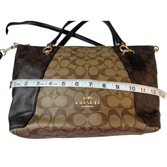 Coach Kacey Satchel handbag with matching wristlet - C6838 - Picture 11 of 13